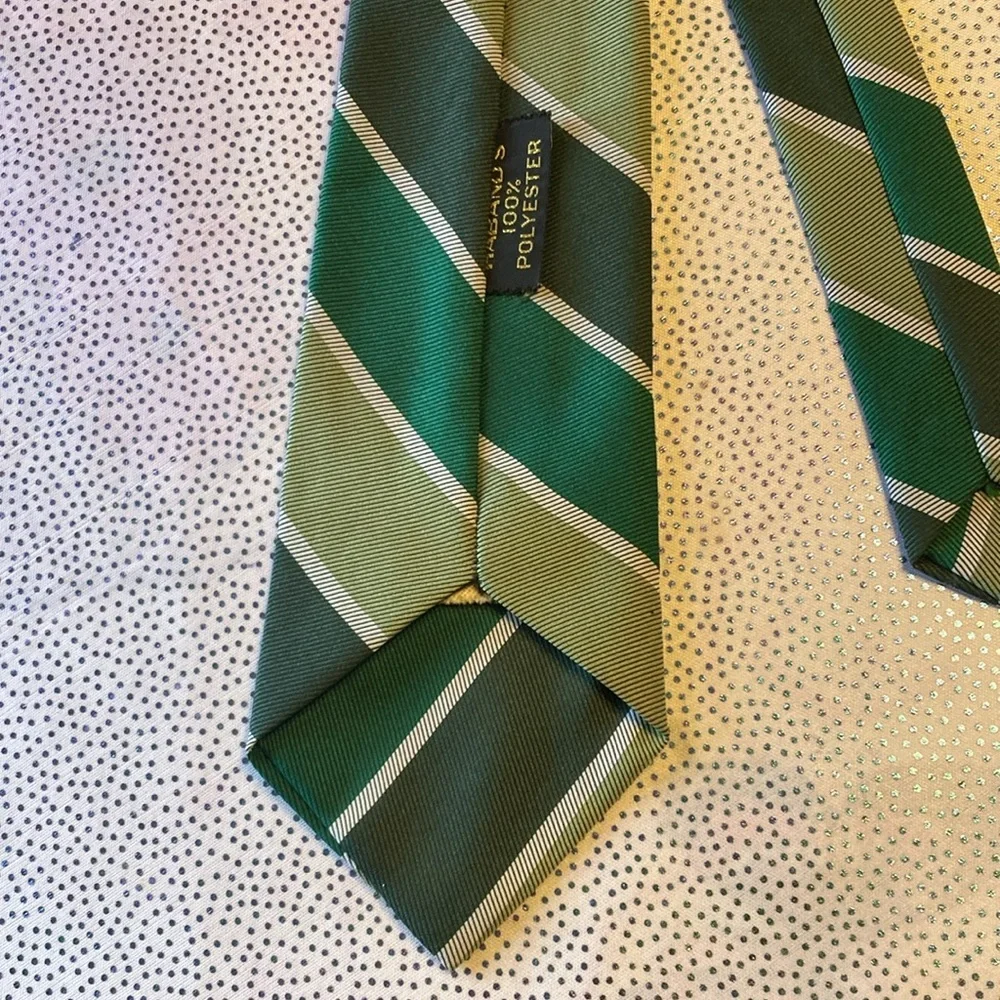 Habanus men’s tie  green white in excellent condition